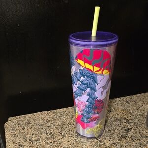 Starbucks Lilac Jellyfish 24 Oz Tumbler
